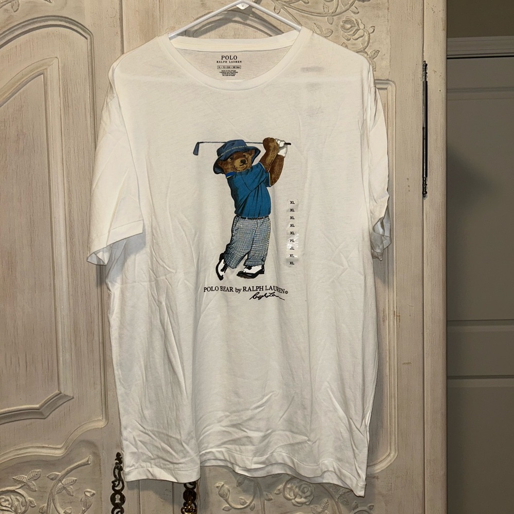 NWT Men’s Polo Ralph Lauren Vintage Bear T-Shirt